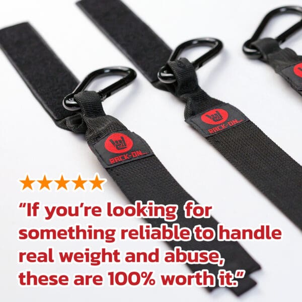 Rack-On_store images_ACC103-review-01 product review quote for RACK-ON Ripper Connectors hook and loop straps with steel carabiner